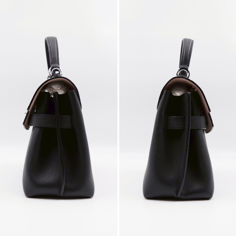 CE31 💟 Louis Vuitton Calfskin Lockme Ever BB Black - Picture 7 of 15